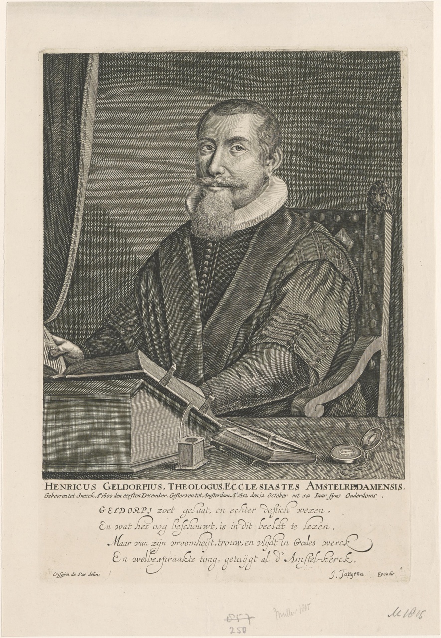 Portret van Henrik Geldorp (1600-1652)