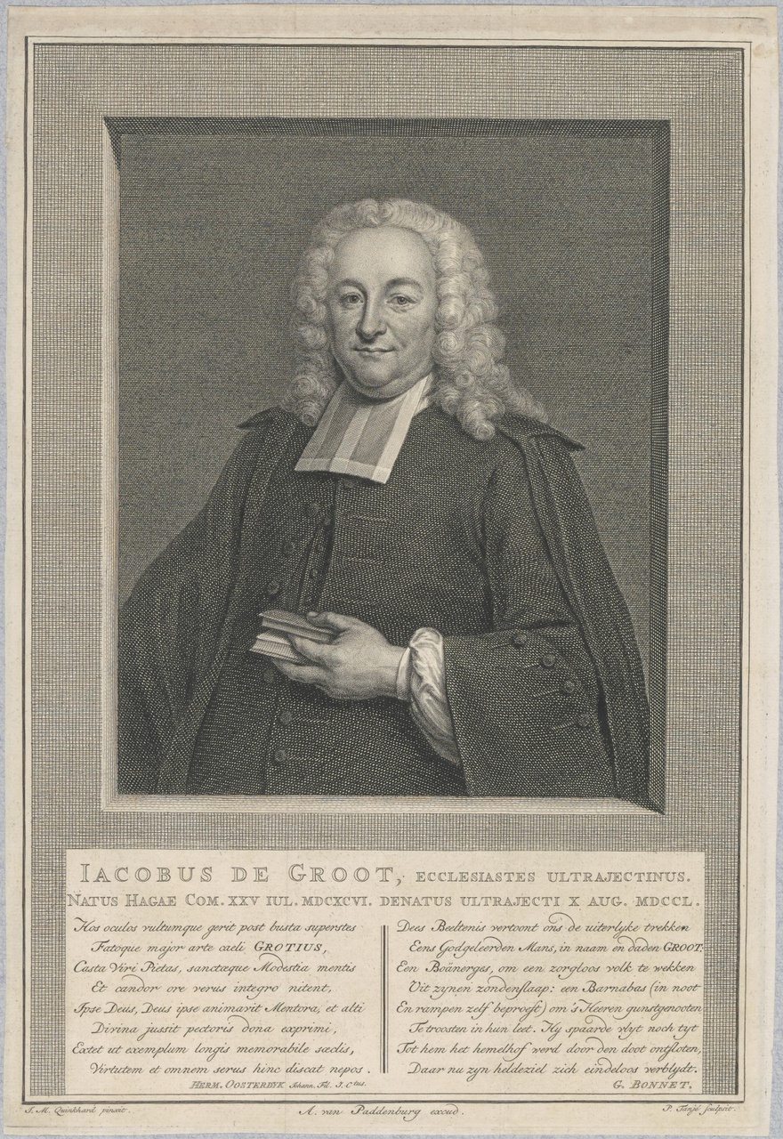 Portret van Jacobus de Groot (1696-1750)