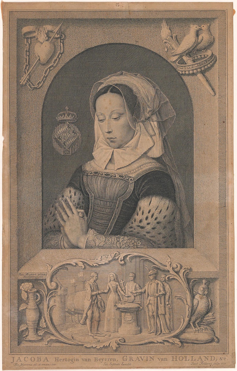 Portret van een vrouw, zogenaamd Jacoba van Beieren (1401-1436)