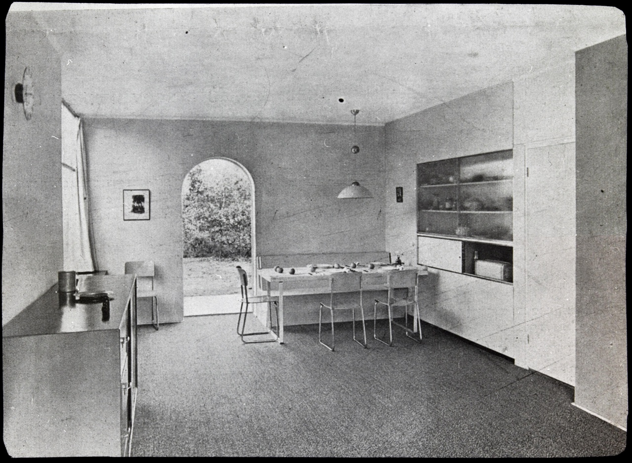 Afbeelding van woning Smedes, interieur naar eethoek, ca.1936