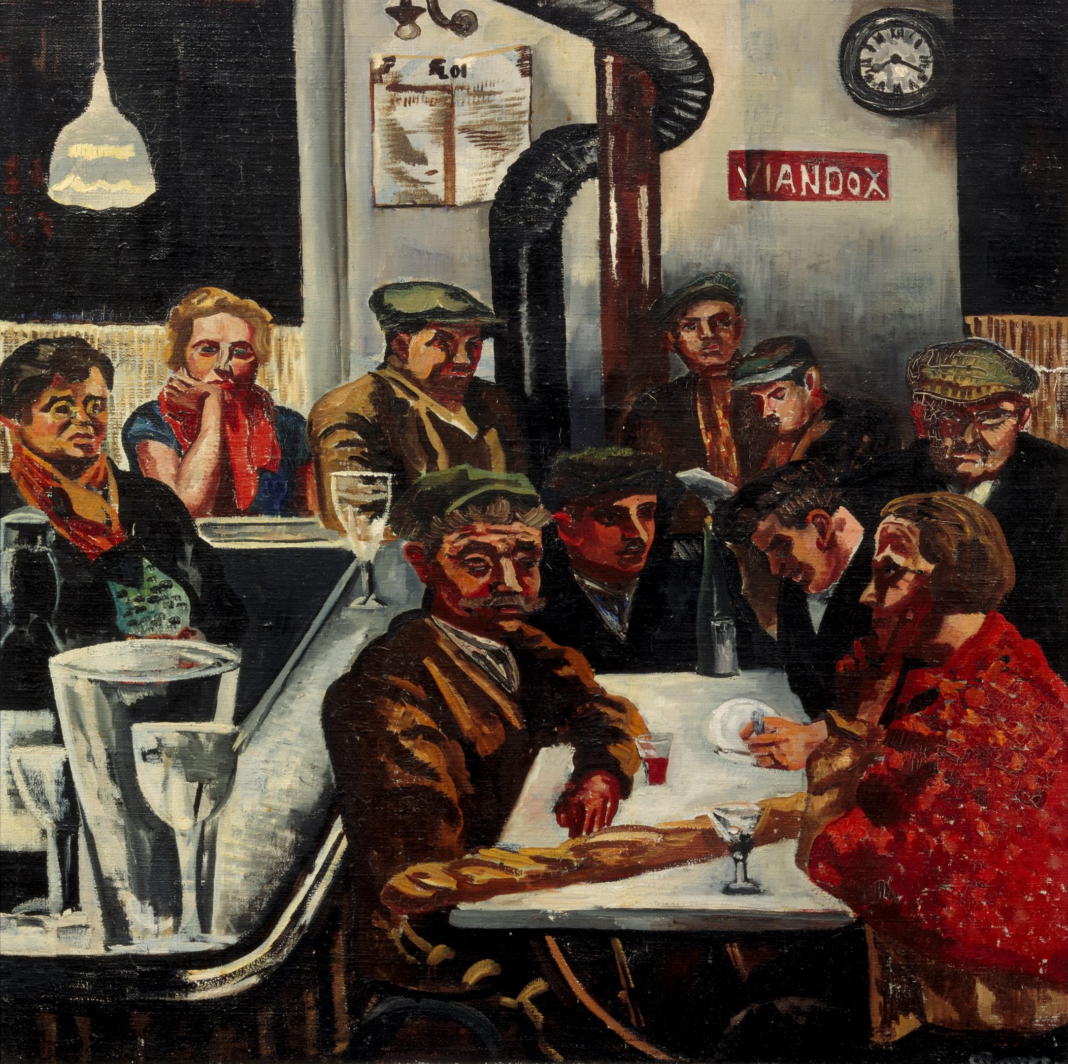 Als stagiaire werkte Marja Bosma in 1982 mee aan de tentoonstelling Charley Toorop 1891-1955 waar ook het schilderij Bistro uit 1931 was te zien.
