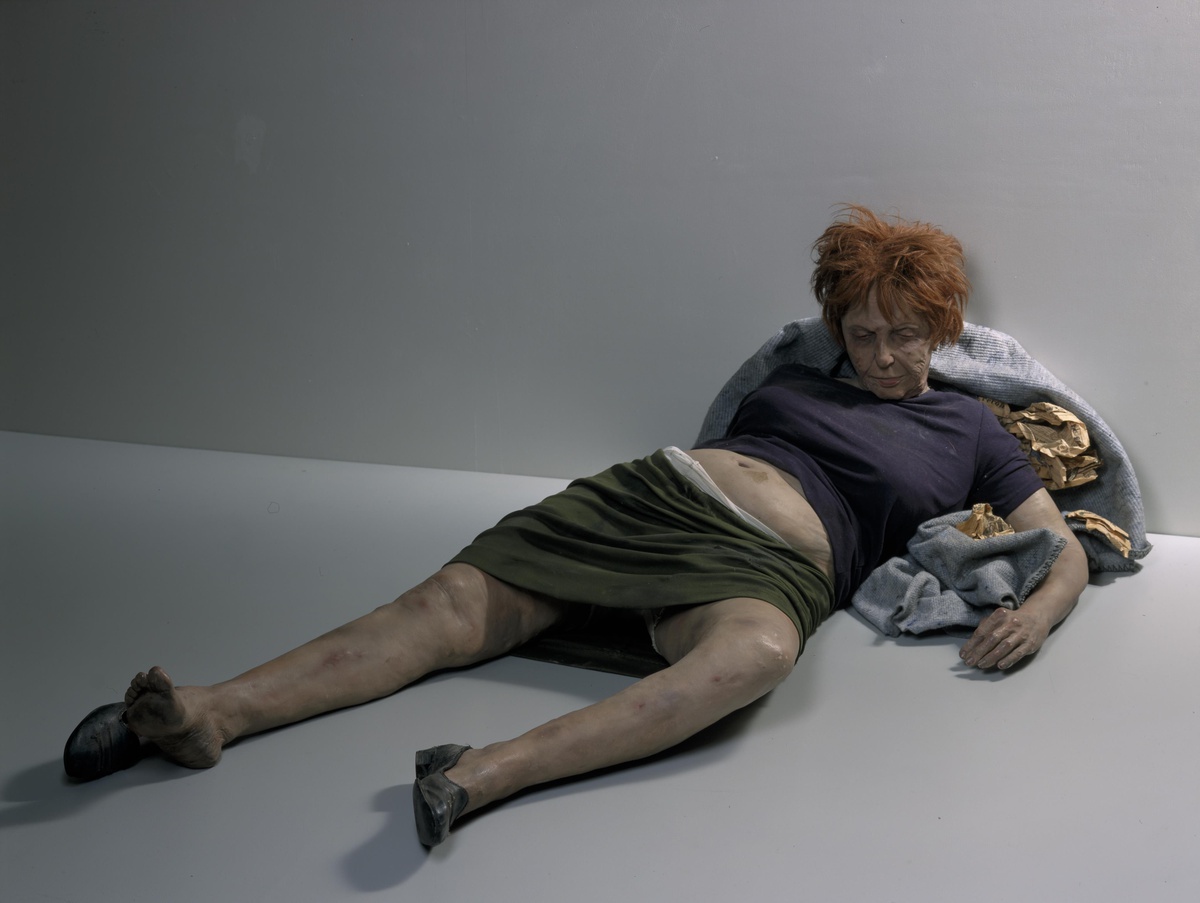 Duane Hanson, Derelict Woman, 1973, image copyright CMU